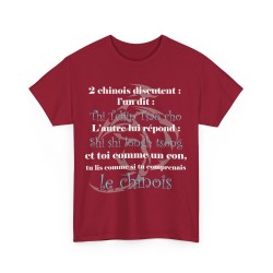 T-shirt cardinal 2 chinois discutent