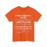 T-shirt orange 2 chinois discutent