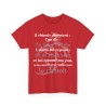 T-shirt rouge 2 chinois discutent
