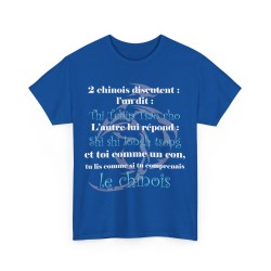 T-shirt royal 2 chinois discutent