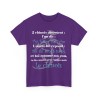 T-shirt violet 2 chinois discutent