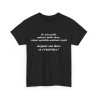 T-shirt noir je suis gentil...