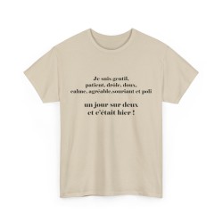 T-shirt sable je suis gentil...