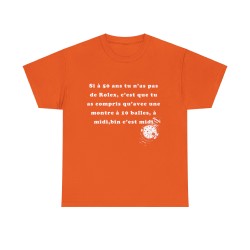 T-shirt orange si à 50 ans tu n'as pas de Rolex