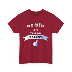 T-shirt cardinal je m'en fou j'y vais au talent