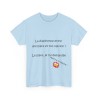 T-shirt bleu ciel la différence entre