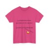 T-shirt fuchsia la différence entre