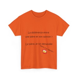 T-shirt orange la différence entre