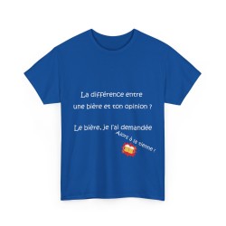 T-shirt royal la différence entre