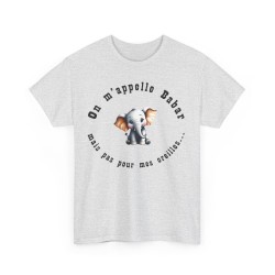 t-shirt cendre on m'appelle Babar