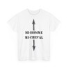 T-shirt Mi-homme mi-cheval Blanc