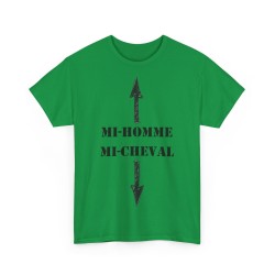 T-shirt Mi-homme mi-cheval irlandais