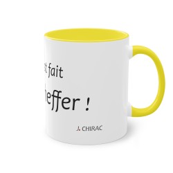Mug un chef c'est fait jaune