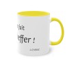 Mug un chef c'est fait jaune
