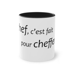 Mug un chef c'est fait noir