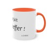 Mug un chef c'est fait orange