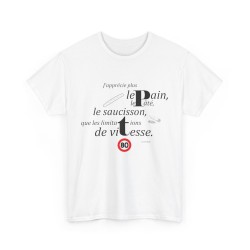 t-shirt J. Chirac j'apprécie plus le pain blanc