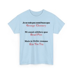 Tshirt je ne suis pas aussi beau bleu ciel
