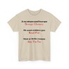 Tshirt je ne suis pas aussi beau sable
