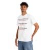 homme avec Tshirt je ne suis pas aussi beau blanc