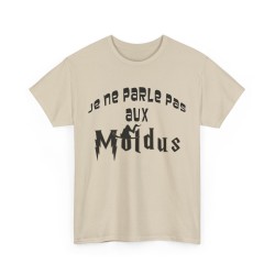 T-shirt sable je ne parles pas aux moldus