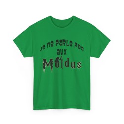 T-shirt vert je ne parles pas aux moldus