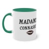 Mug Madame Connasse vert foncé
