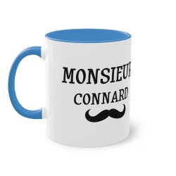 Mug Monsieur Connard Bleu Clair