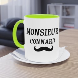 Le duo parfait :  Mug 1 : Madame CONNASSE Mug 2 : Monsieur CONNARD - Pack de mug humour -
