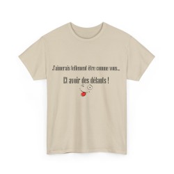 T-shirt sable j'aimerais tellement être comme vous