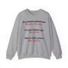 Sweat je ne suis pas aussi beau couleur gris