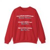 Sweat je ne suis pas aussi beau couleur rouge