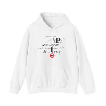 Hoodie J. Chirac j'apprécie plus le pain blanc
