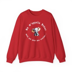 Sweat on m'appelle Babart rouge