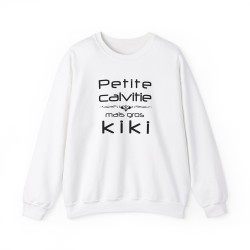 Sweat Petite calvitie mais gros kiki blanc