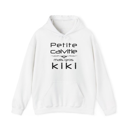 Hoodie Petite calvitie mais gros kiki blanc