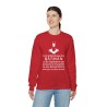 femme avec Sweat  je ne prétends pas être Batman rouge