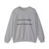 Sweat oui je ris à tes blagues gris
