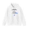 Hoodie Je m'en fou Blanc