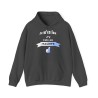 Hoodie Je m'en fou gris sombre