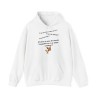 Hoodie T'as l'air malade blanc