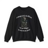 Sweat Skull Je vous dérange couleur noir