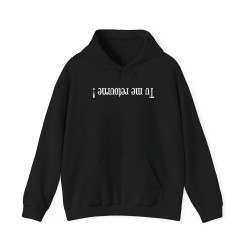 Hoodie tu me retourne noir