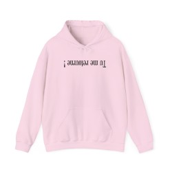 Hoodie tu me retourne rose