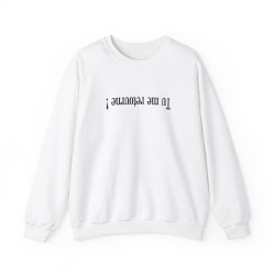 Sweat tu me retourne blanc