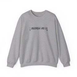 Sweat tu me retourne gris