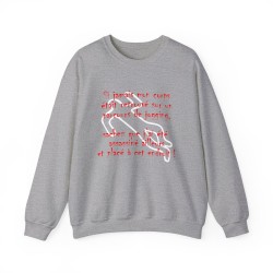 Sweat Si jamais mon corps était retrouvé gris