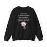 Sweat aujourd'hui j'ai décidé d'assumer noir