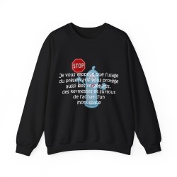 Sweat je vous rappelle que le préservatif noir