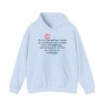 Hoodie je vous rappelle que le préservatif bleu ciel